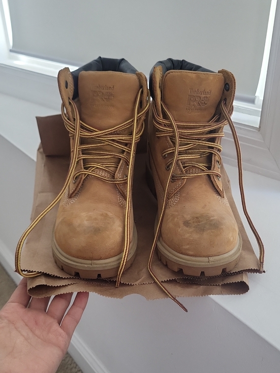 Timberland Shoes - Timberland Steel Toed Wheat Brown Lace-Up Work Boots